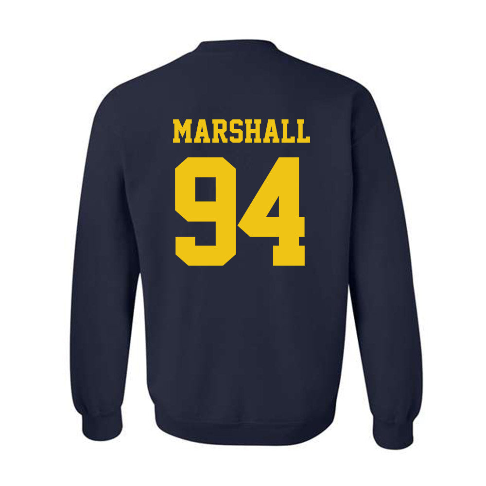 Michigan - NCAA Football : Nate Marshall - Sports Shersey Crewneck Sweatshirt-1