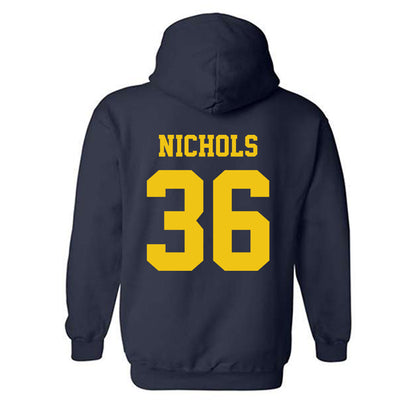 Michigan - NCAA Football : Joshua Nichols - Sports Shersey Hooded Sweatshirt-1