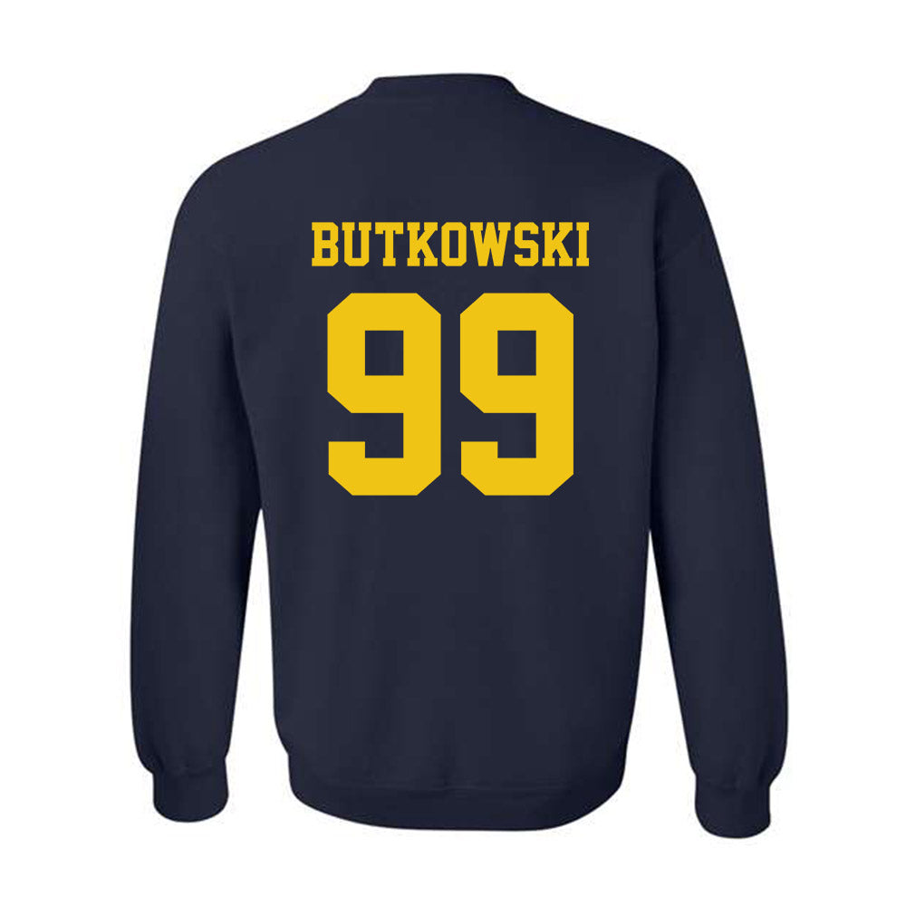 Michigan - NCAA Football : Trey Butkowski - Sports Shersey Crewneck Sweatshirt-1