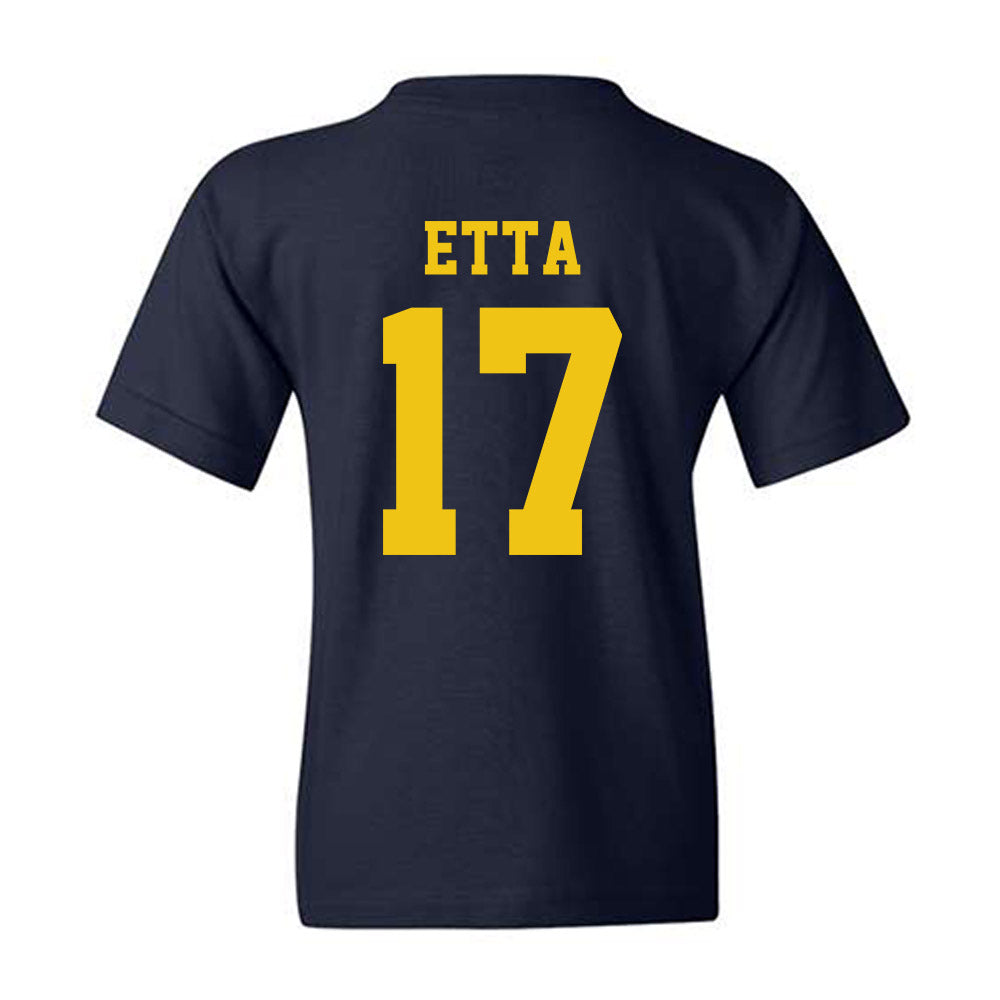 Michigan - NCAA Football : Enow Etta - Sports Shersey Youth T-Shirt-1