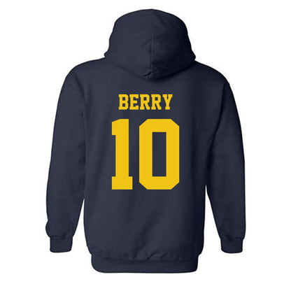 Michigan - NCAA Football : Zeke Berry - Sports Shersey Hooded Sweatshirt-1