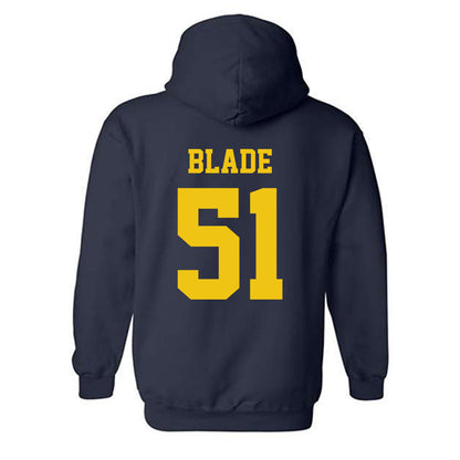 Michigan - NCAA Football : McHale Blade - Sports Shersey Hooded Sweatshirt-1