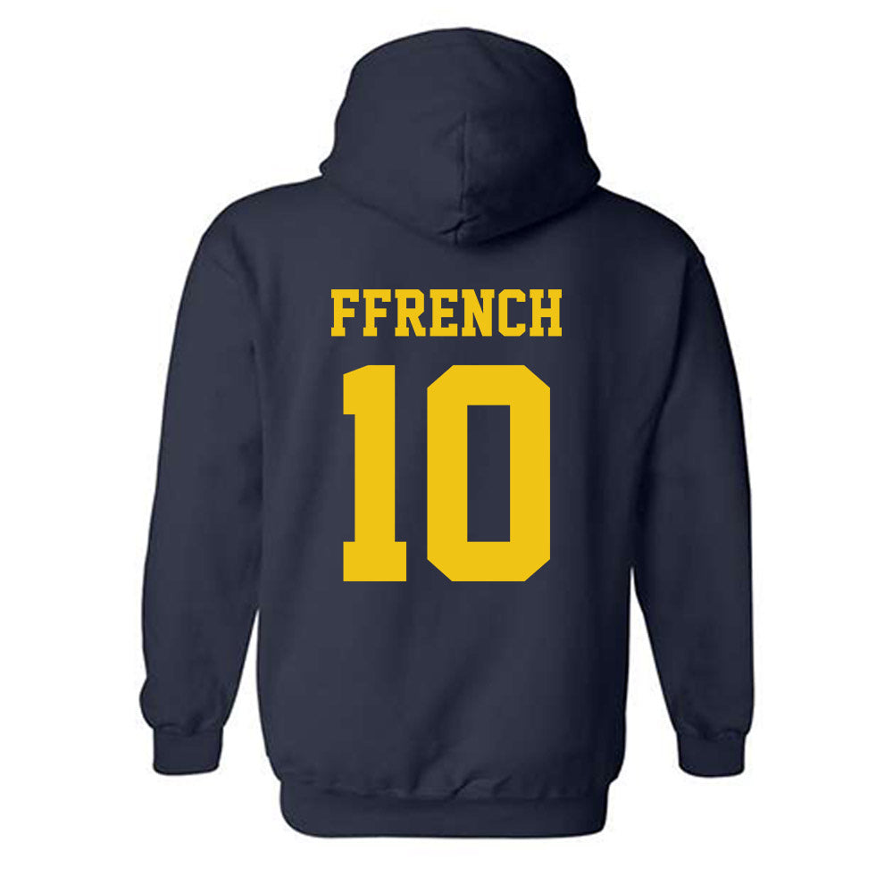 Michigan - NCAA Football : Jaime Ffrench - Sports Shersey Hooded Sweatshirt-1