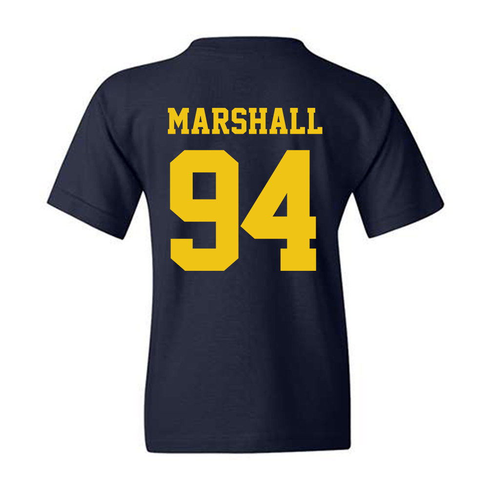 Michigan - NCAA Football : Nate Marshall - Sports Shersey Youth T-Shirt-1