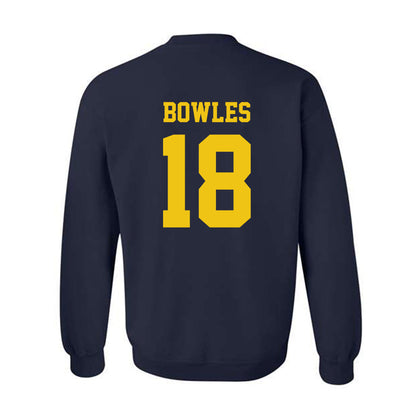 Michigan - NCAA Football : Troy Bowles - Sports Shersey Crewneck Sweatshirt-1