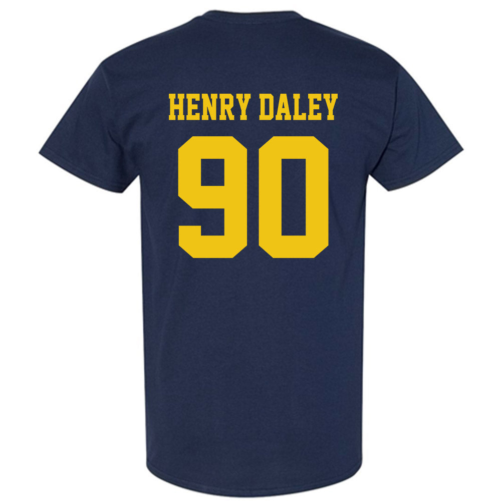 Michigan - NCAA Football : John Henry Daley - Sports Shersey T-Shirt-1
