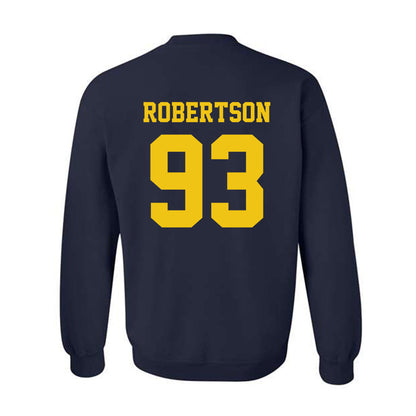 Michigan - NCAA Football : Hunter Robertson - Sports Shersey Crewneck Sweatshirt-1