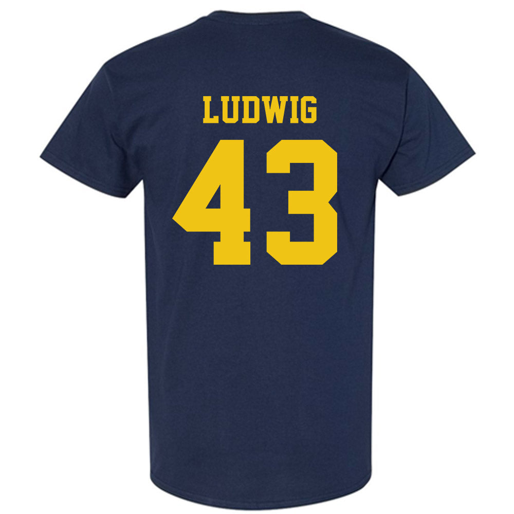 Michigan - NCAA Football : Zach Ludwig - Sports Shersey T-Shirt-1