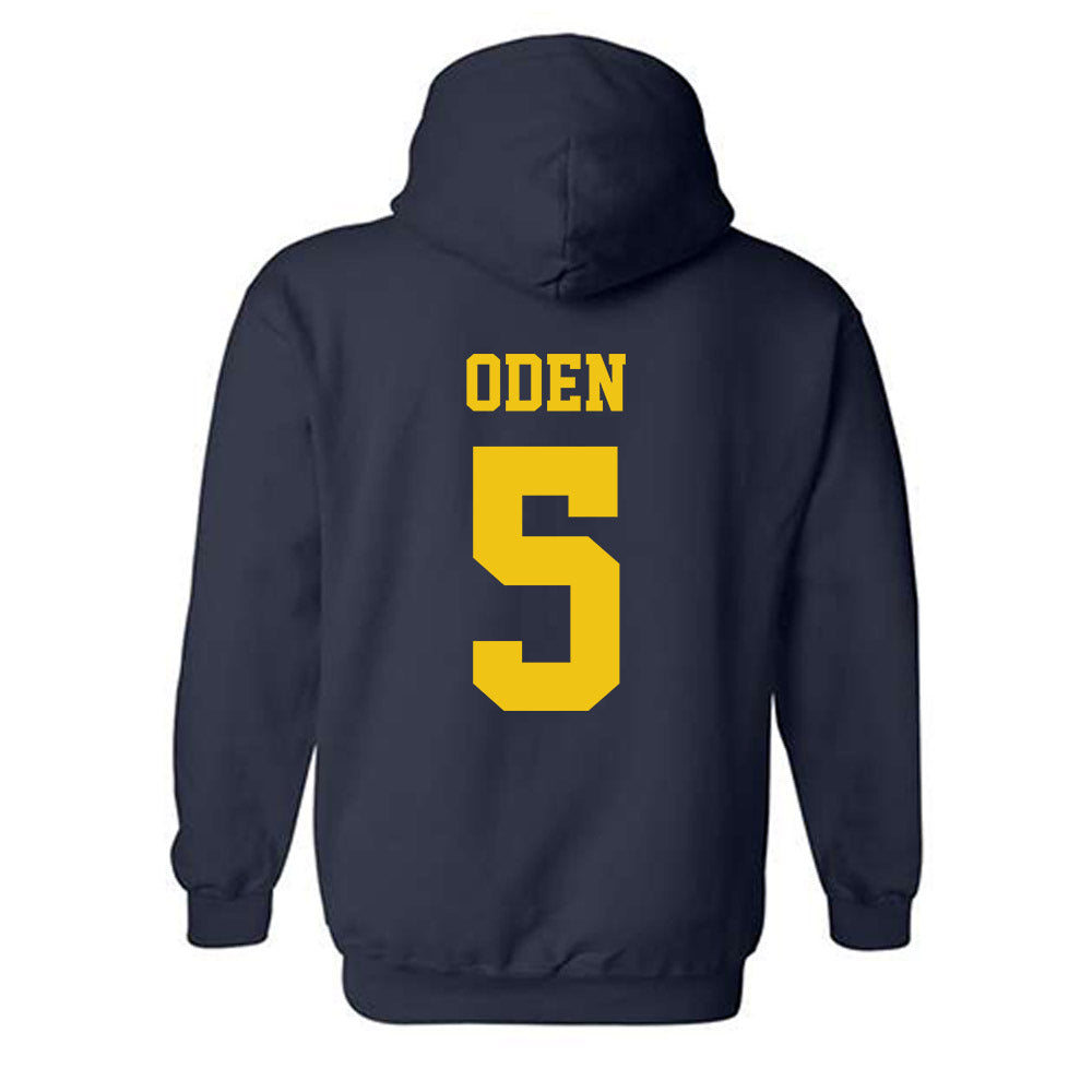 Michigan - NCAA Football : Jacob Oden - Sports Shersey Hooded Sweatshirt-1