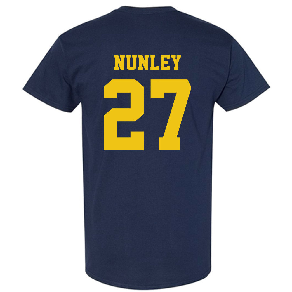 Michigan - NCAA Football : Ernest Nunley - Sports Shersey T-Shirt-1