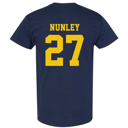Michigan - NCAA Football : Ernest Nunley - Sports Shersey T-Shirt-1