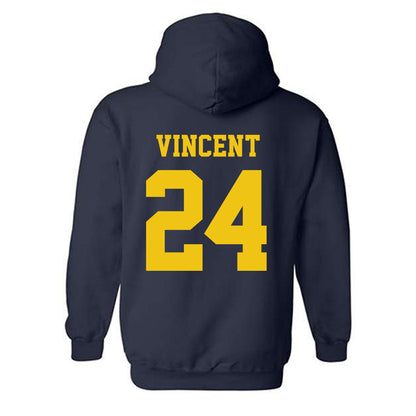 Michigan - NCAA Football : Jamarion Vincent - Sports Shersey Hooded Sweatshirt-1