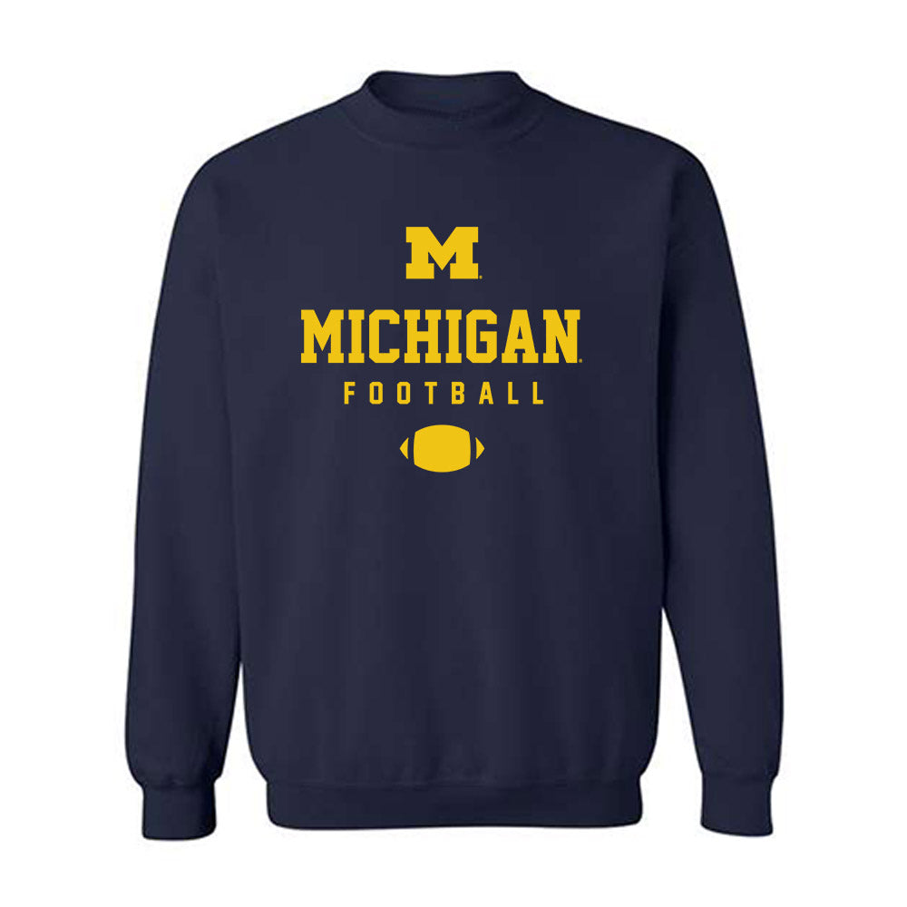 Michigan - NCAA Football : Dan Taraboi - Sports Shersey Crewneck Sweatshirt-0