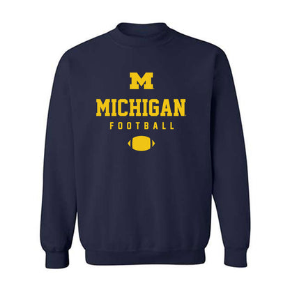 Michigan - NCAA Football : Dan Taraboi - Sports Shersey Crewneck Sweatshirt-0