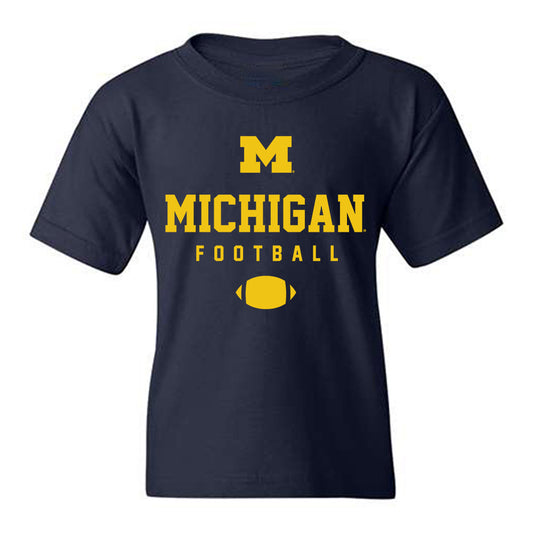 Michigan - NCAA Football : Jimmy Pisani - Sports Shersey Youth T-Shirt-0