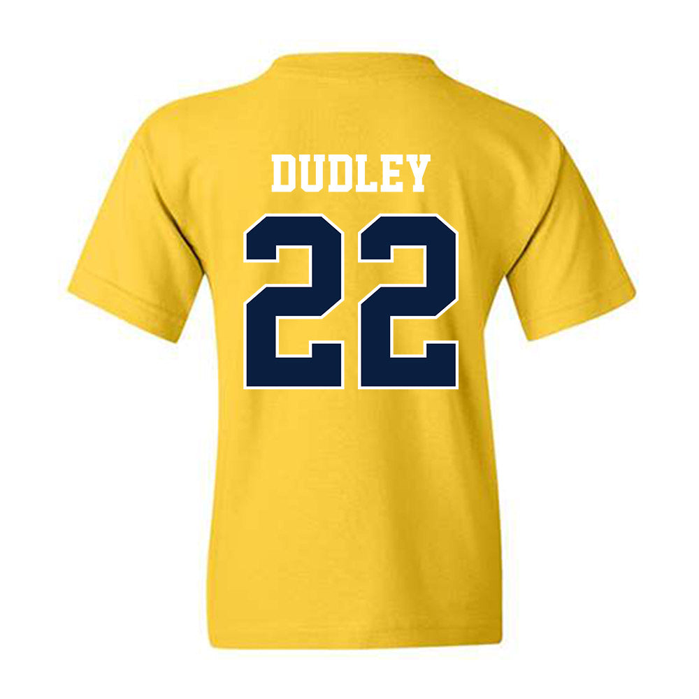Michigan - NCAA Women's Basketball : Kendall Dudley - Sports Shersey Youth T-Shirt-1