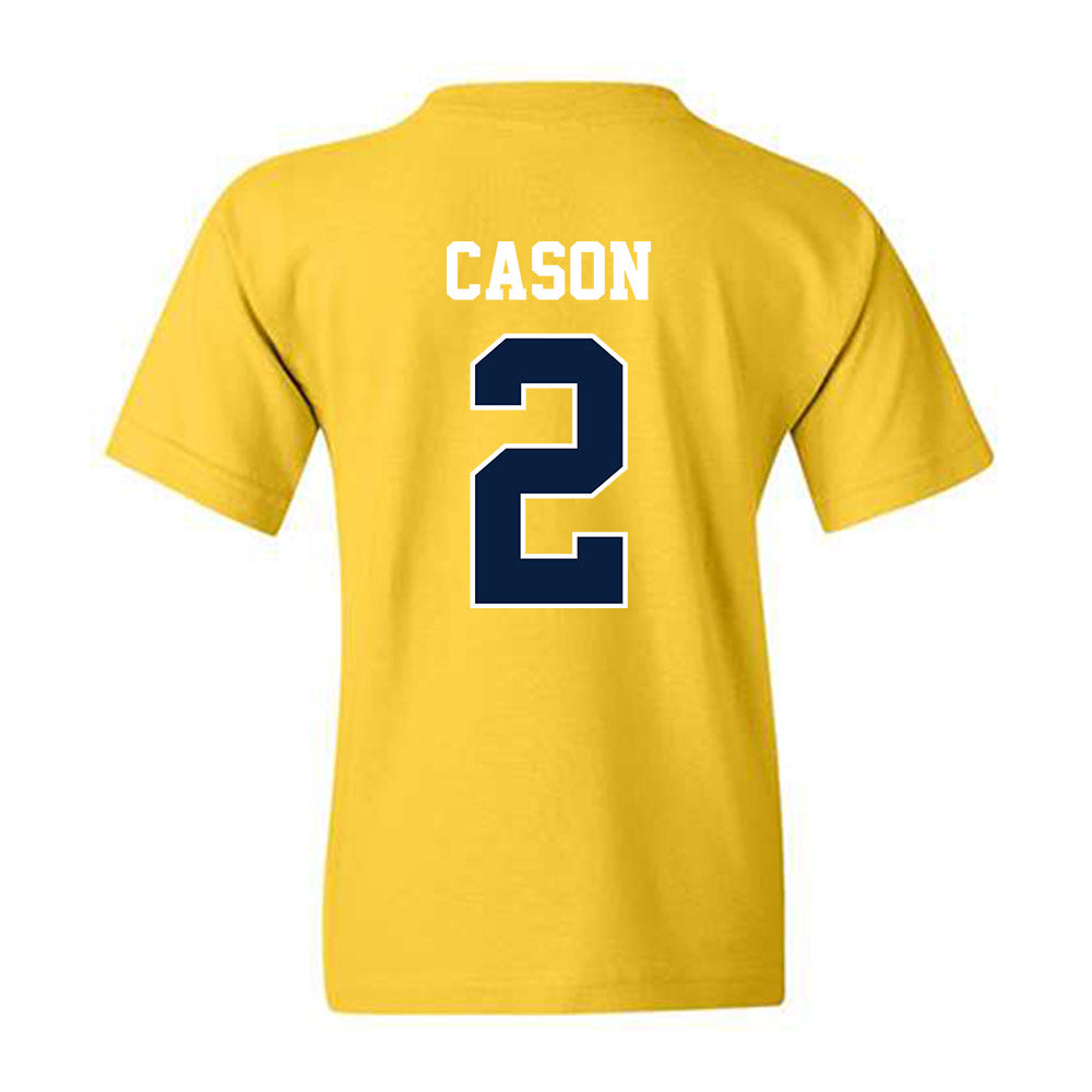 Michigan - NCAA Men's Basketball : Lorenzo Cason - Sports Shersey Youth T-Shirt-1