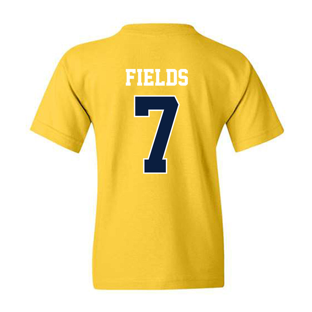 Michigan - NCAA Women's Basketball : Jessica Fields - Sports Shersey Youth T-Shirt-1