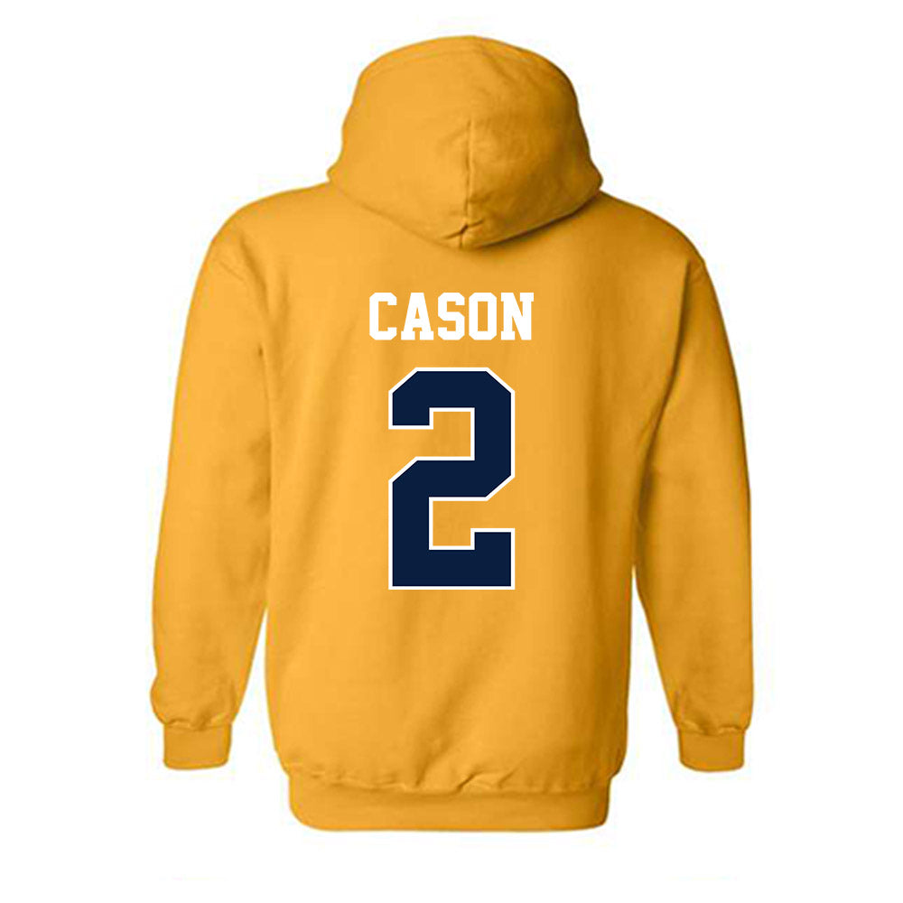 Michigan - NCAA Men's Basketball : Lorenzo Cason - Sports Shersey Hooded Sweatshirt-1