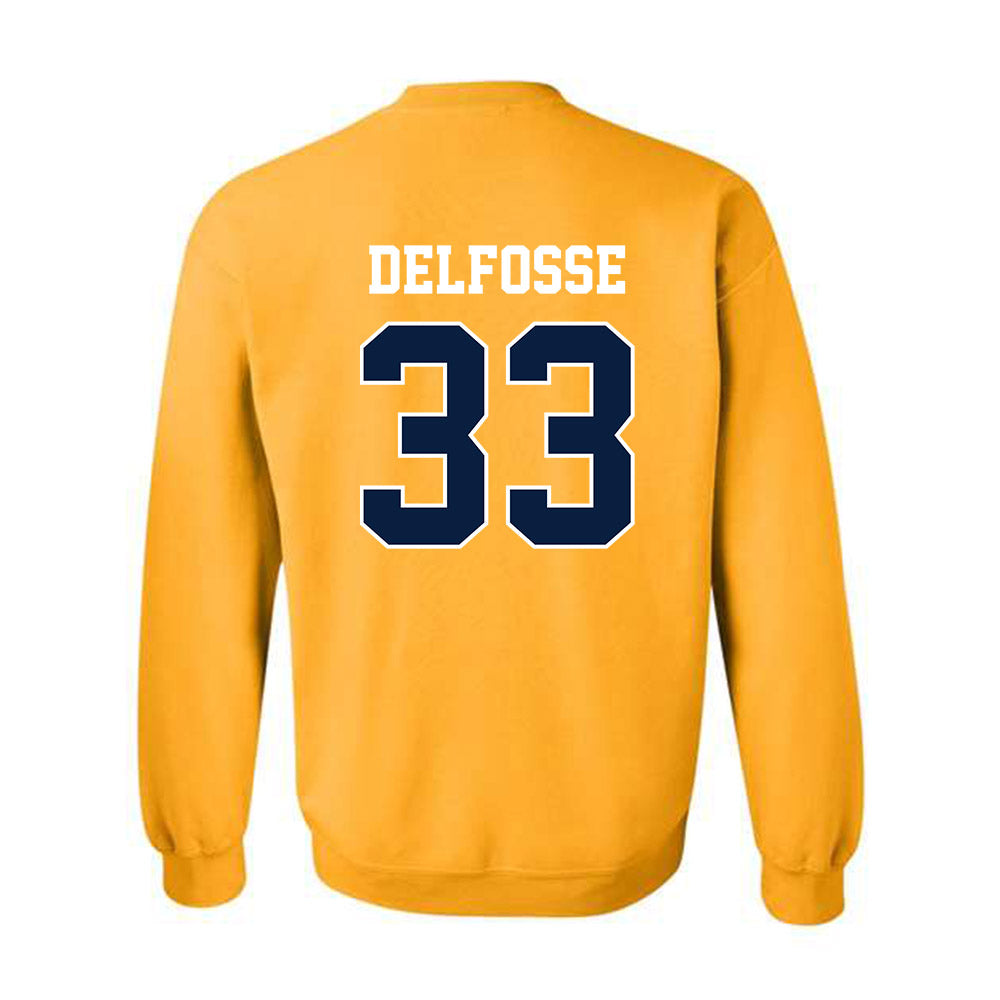Michigan - NCAA Women's Basketball : Te'Yala Delfosse - Sports Shersey Crewneck Sweatshirt-1