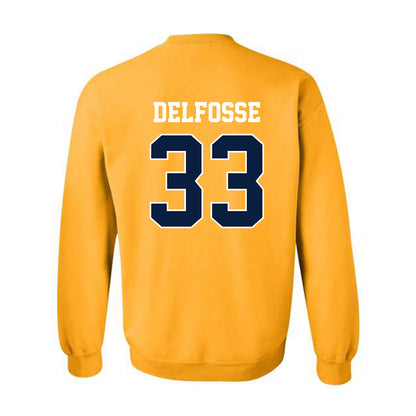 Michigan - NCAA Women's Basketball : Te'Yala Delfosse - Sports Shersey Crewneck Sweatshirt-1