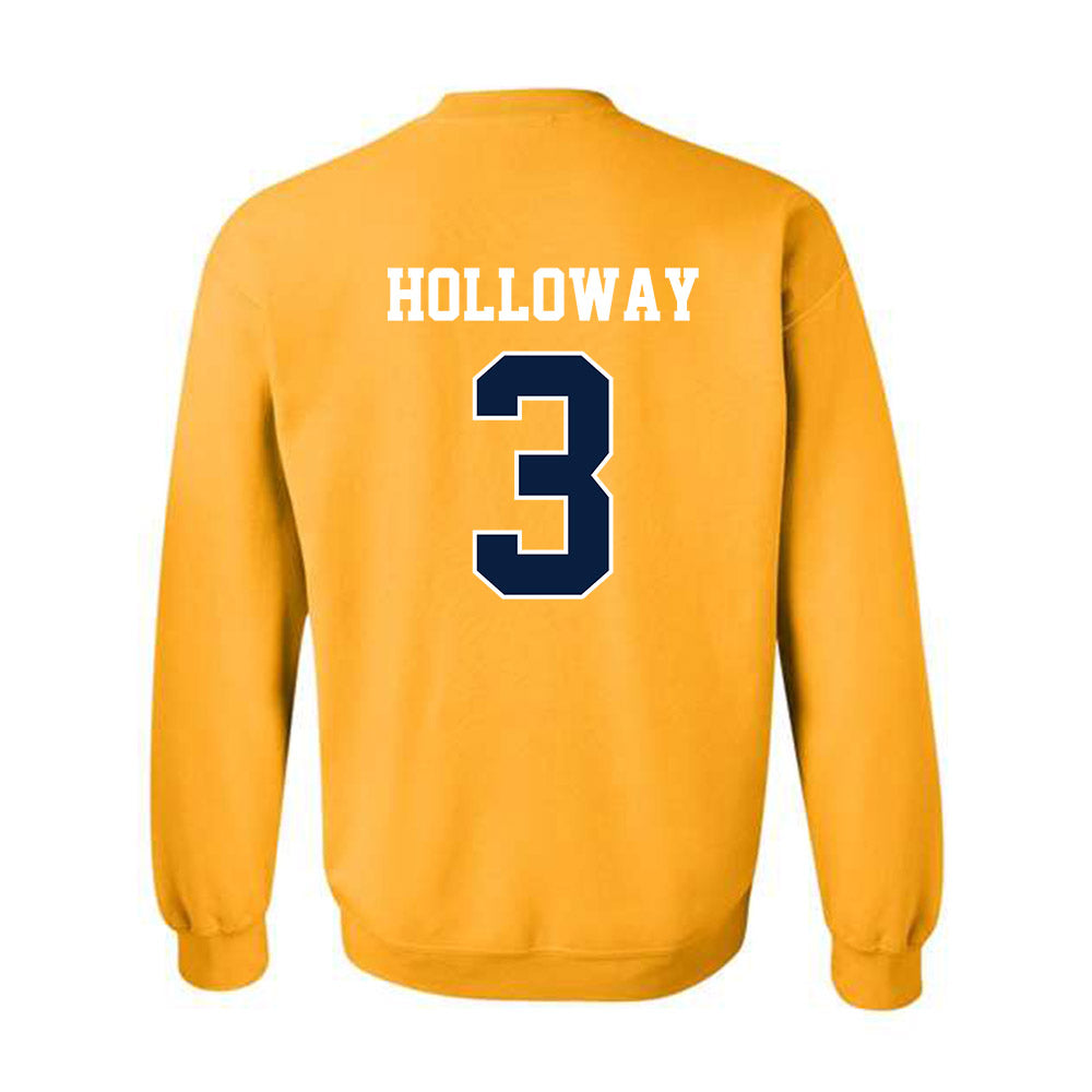 Michigan - NCAA Women's Basketball : Mila Holloway - Sports Shersey Crewneck Sweatshirt-1