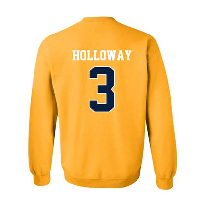 Michigan - NCAA Women's Basketball : Mila Holloway - Sports Shersey Crewneck Sweatshirt-1
