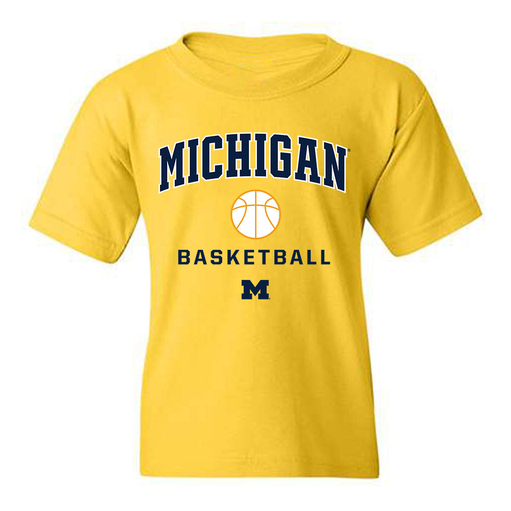 Michigan - NCAA Women's Basketball : Jessica Fields - Sports Shersey Youth T-Shirt-0