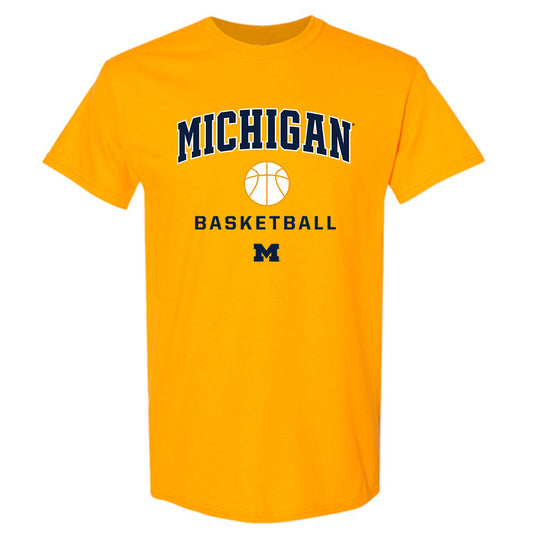 Michigan - NCAA Men's Basketball : Nimari Burnett - Sports Shersey T-Shirt-0
