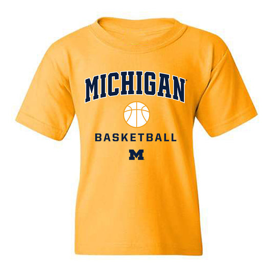Michigan - NCAA Women's Basketball : Alyssa Crockett - Sports Shersey Youth T-Shirt-0