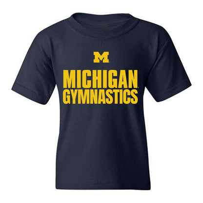 Michigan - NCAA Women's Gymnastics : Katelyn Kelly - Sports Shersey Youth T-Shirt-0