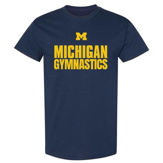 Michigan - NCAA Men's Gymnastics : Zach Granados - Sports Shersey T-Shirt-0