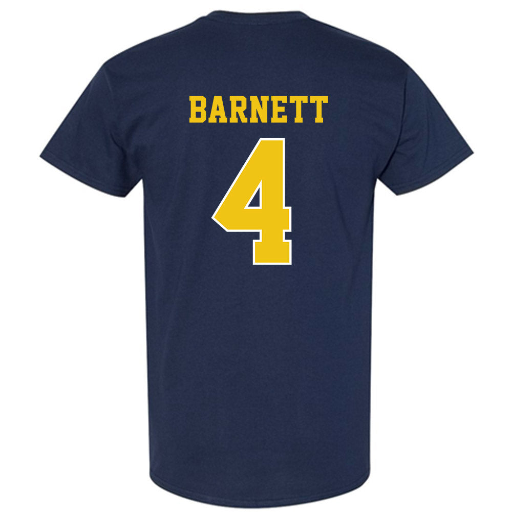 Michigan - NCAA Men's Ice Hockey : Asher Barnett - Sports Shersey T-Shirt-1