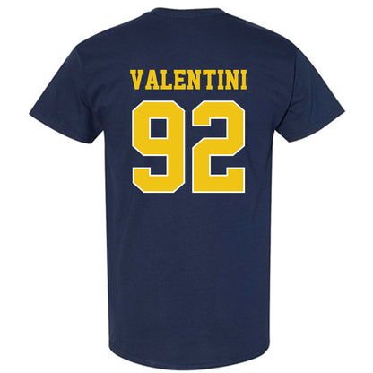 Michigan - NCAA Men's Ice Hockey : Adam Valentini - Sports Shersey T-Shirt-1