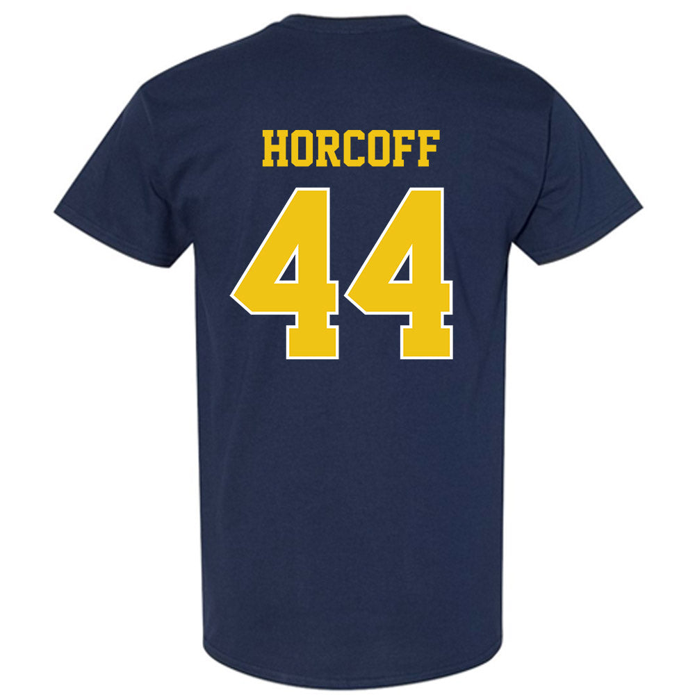Michigan - NCAA Men's Ice Hockey : Will Horcoff - Sports Shersey T-Shirt-1