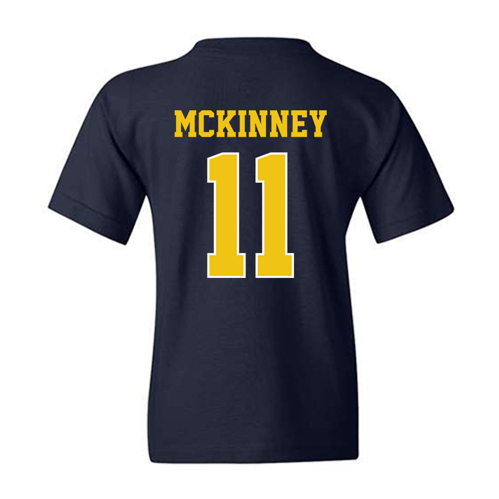 Michigan - NCAA Men's Ice Hockey : Cole McKinney - Sports Shersey Youth T-Shirt-1