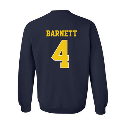 Michigan - NCAA Men's Ice Hockey : Asher Barnett - Sports Shersey Crewneck Sweatshirt-1