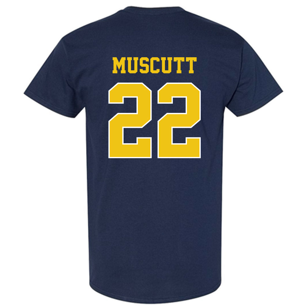 Michigan - NCAA Men's Ice Hockey : Kason Muscutt - Sports Shersey T-Shirt-1