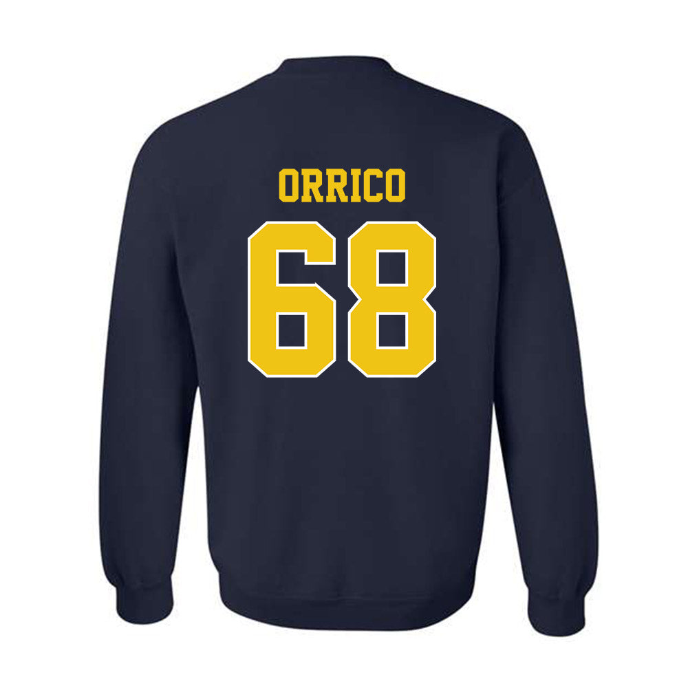 Michigan - NCAA Men's Ice Hockey : Josh Orrico - Sports Shersey Crewneck Sweatshirt-1