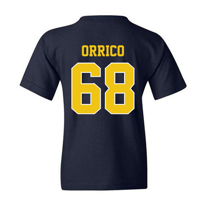 Michigan - NCAA Men's Ice Hockey : Josh Orrico - Sports Shersey Youth T-Shirt-1