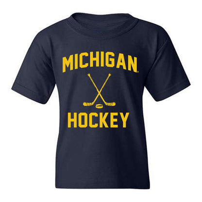 Michigan - NCAA Men's Ice Hockey : Malcolm Spence - Sports Shersey Youth T-Shirt-0