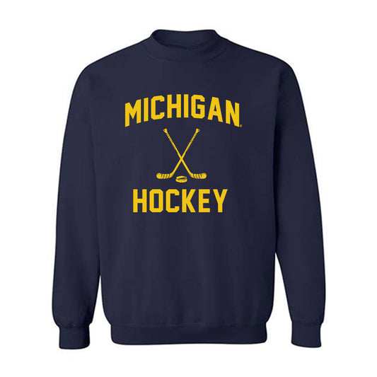 Michigan - NCAA Men's Ice Hockey : Aidan Park - Sports Shersey Crewneck Sweatshirt-0