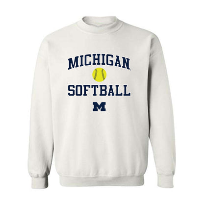 Michigan - NCAA Softball : Erin Hoehn - Sports Shersey Crewneck Sweatshirt-0