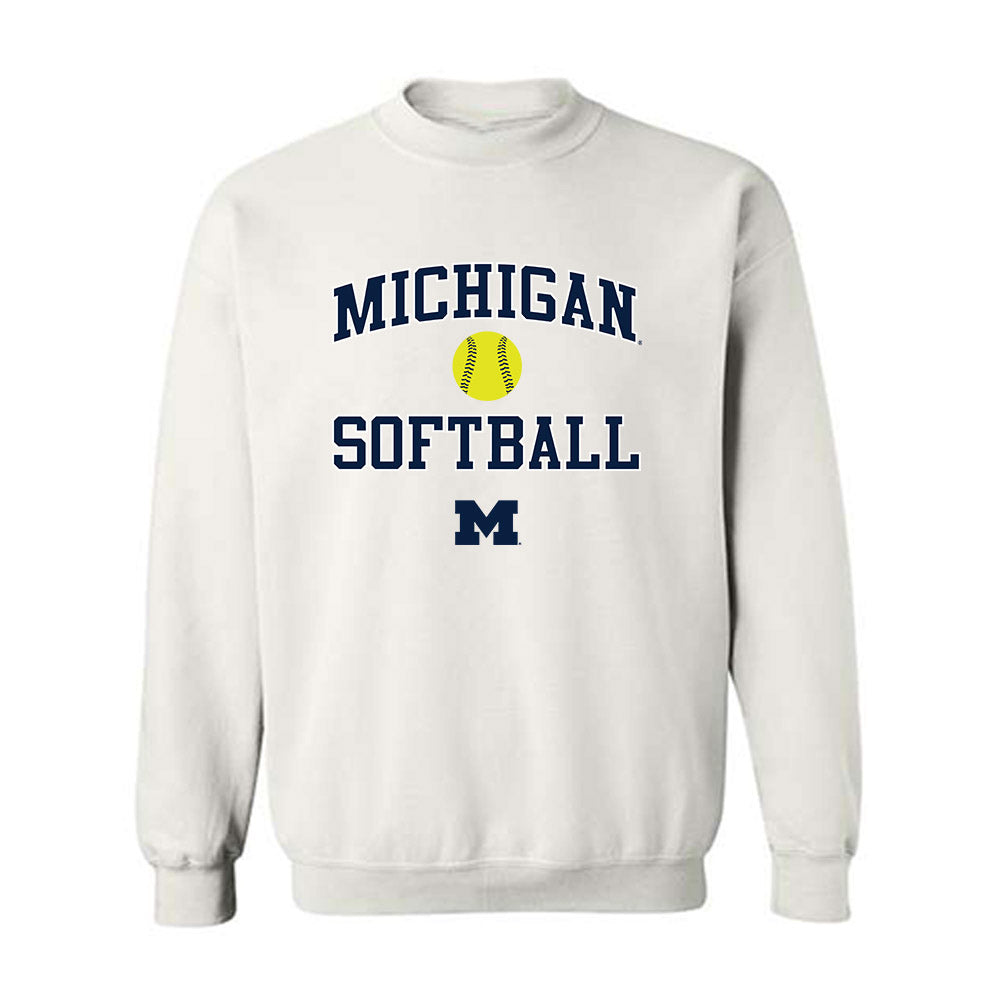 Michigan - NCAA Softball : Jenissa Conway - Sports Shersey Crewneck Sweatshirt-0