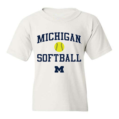 Michigan - NCAA Softball : Ella Stephenson - Sports Shersey Youth T-Shirt-0