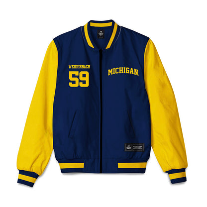Michigan - NCAA Football : John Weidenbach - Bomber Jacket-0