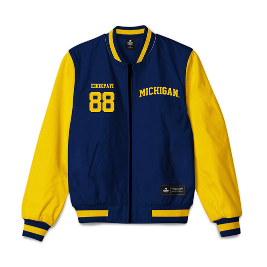 Michigan - NCAA Football : Lugard Edokpayi - Bomber Jacket-0