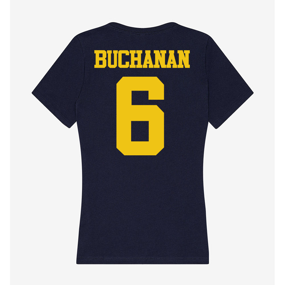 Michigan - NCAA Football : JJ Buchanan - Classic Shersey Women's V-Neck T-Shirt-1