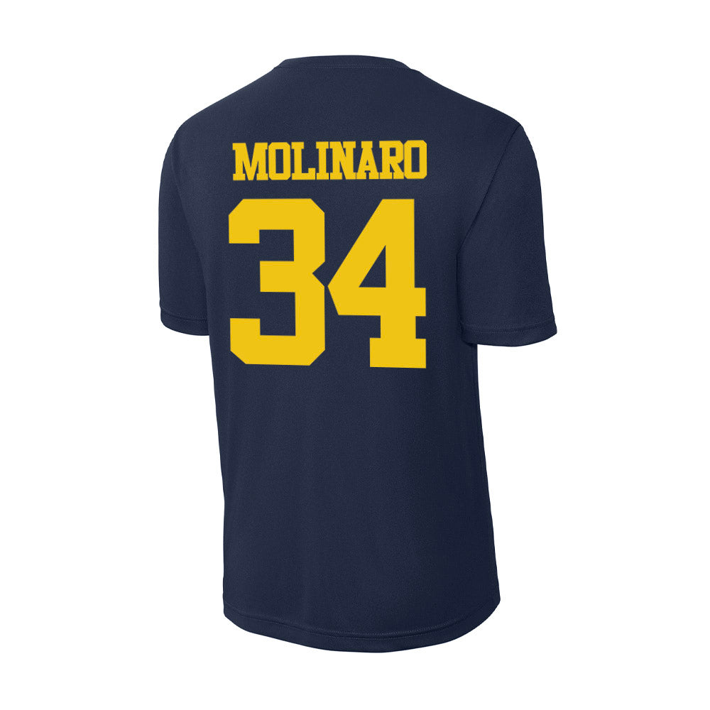 Michigan - NCAA Men's Ice Hockey : Julian Molinaro - Activewear T-Shirt-1
