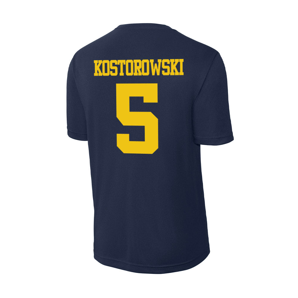 Michigan - NCAA Women's Lacrosse : Laila Kostorowski - Activewear T-Shirt-1